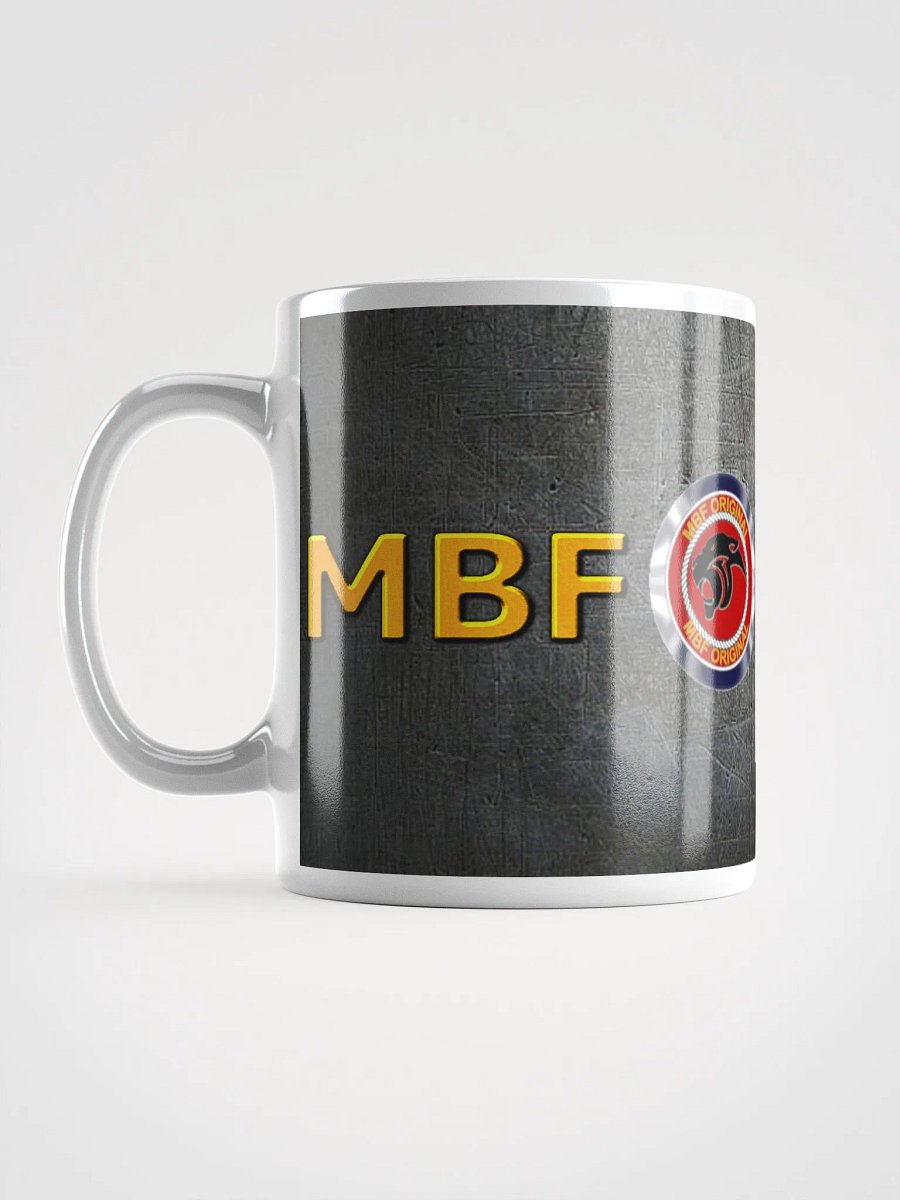 MBF Original Logo White / Grey Glossy Mug product image (1)