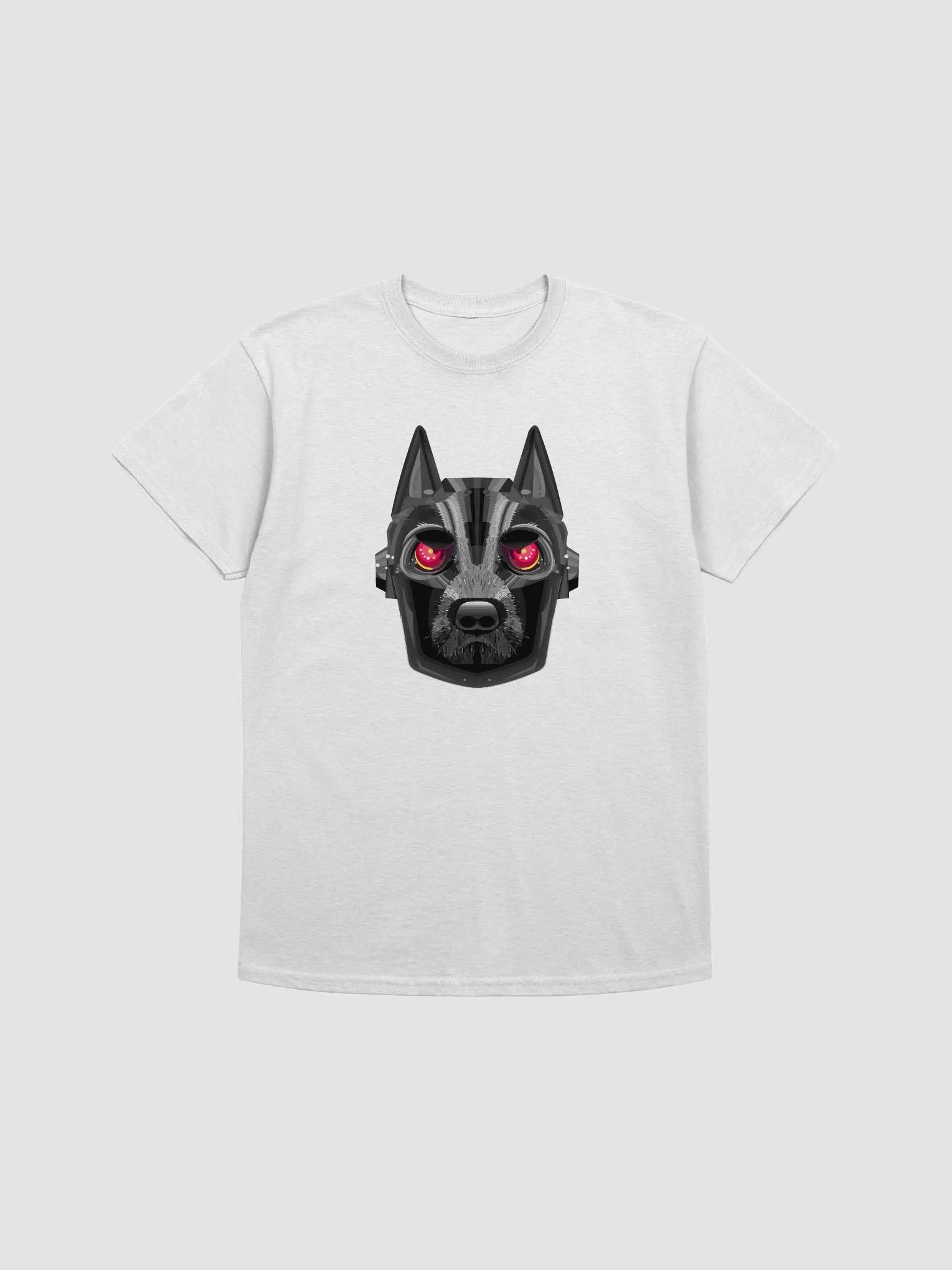 Armor Dog, White T-Shirt with Large Print product image (1)