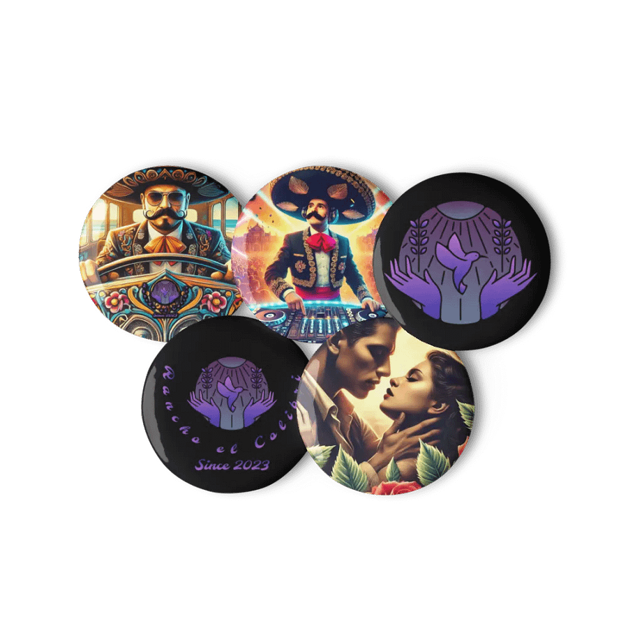 Rancho EL Colibri Pin Buttons Set product image (3)