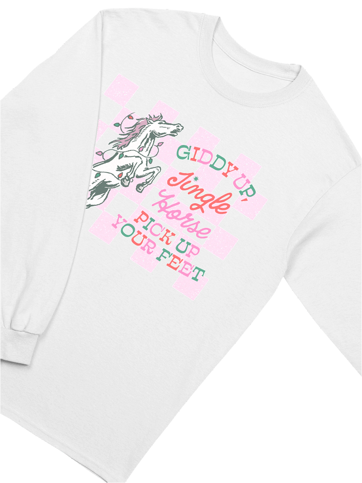 jingle horse printed long sleeve product image (1)