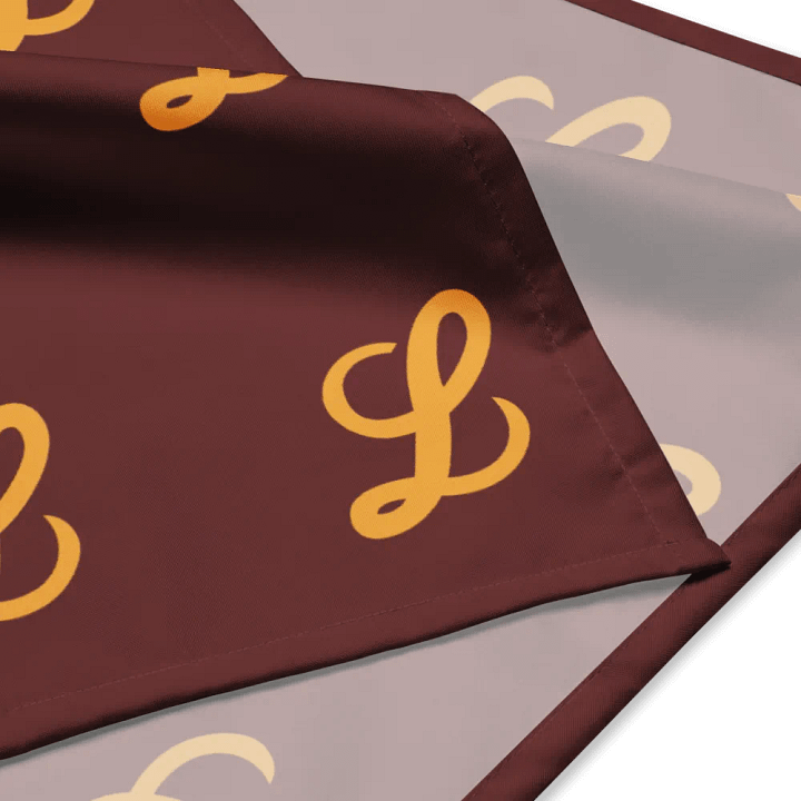 Ladera Cursive "L" Bandana product image (2)