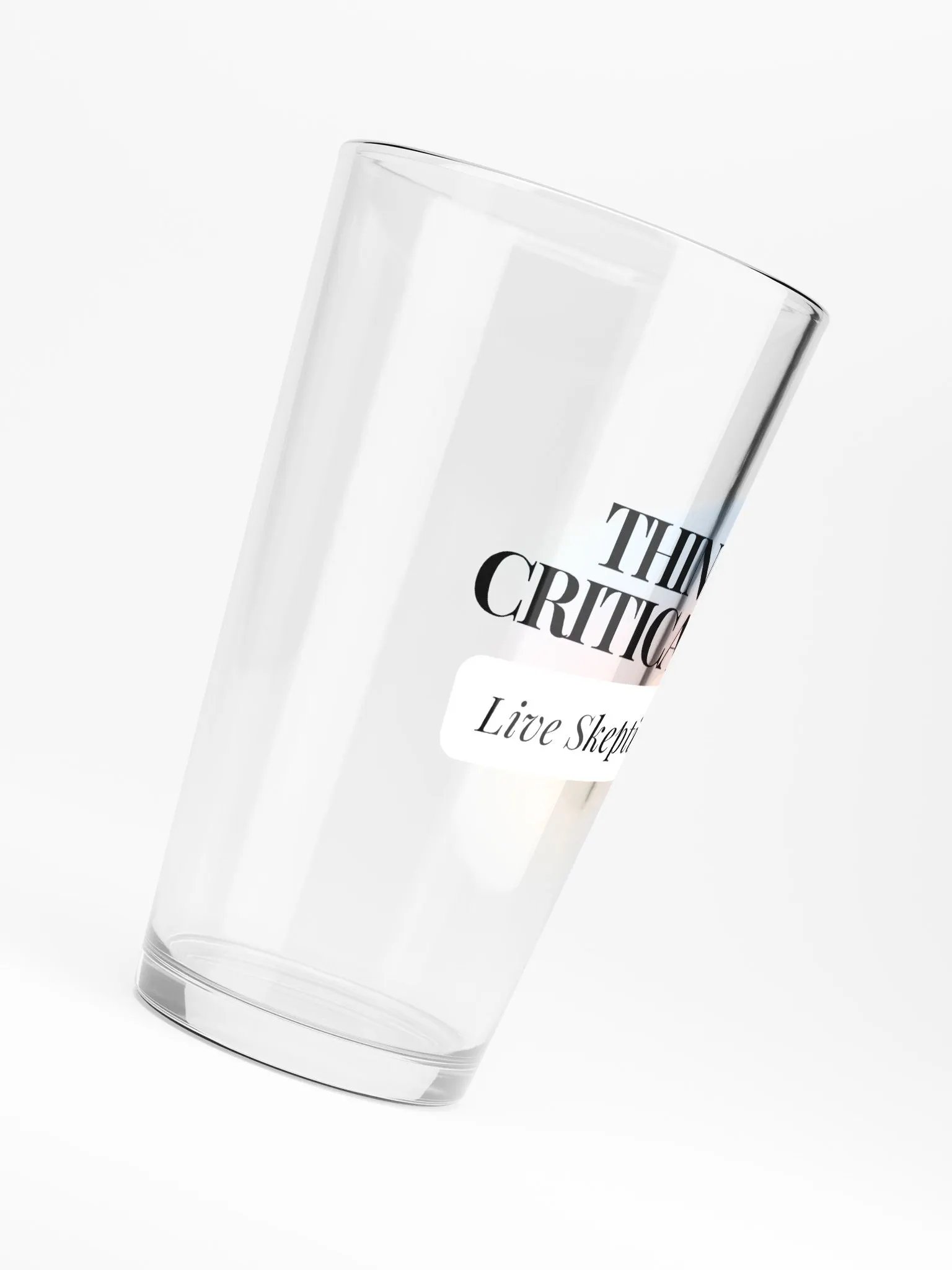 Think critically, live skeptically - Pint product image (6)