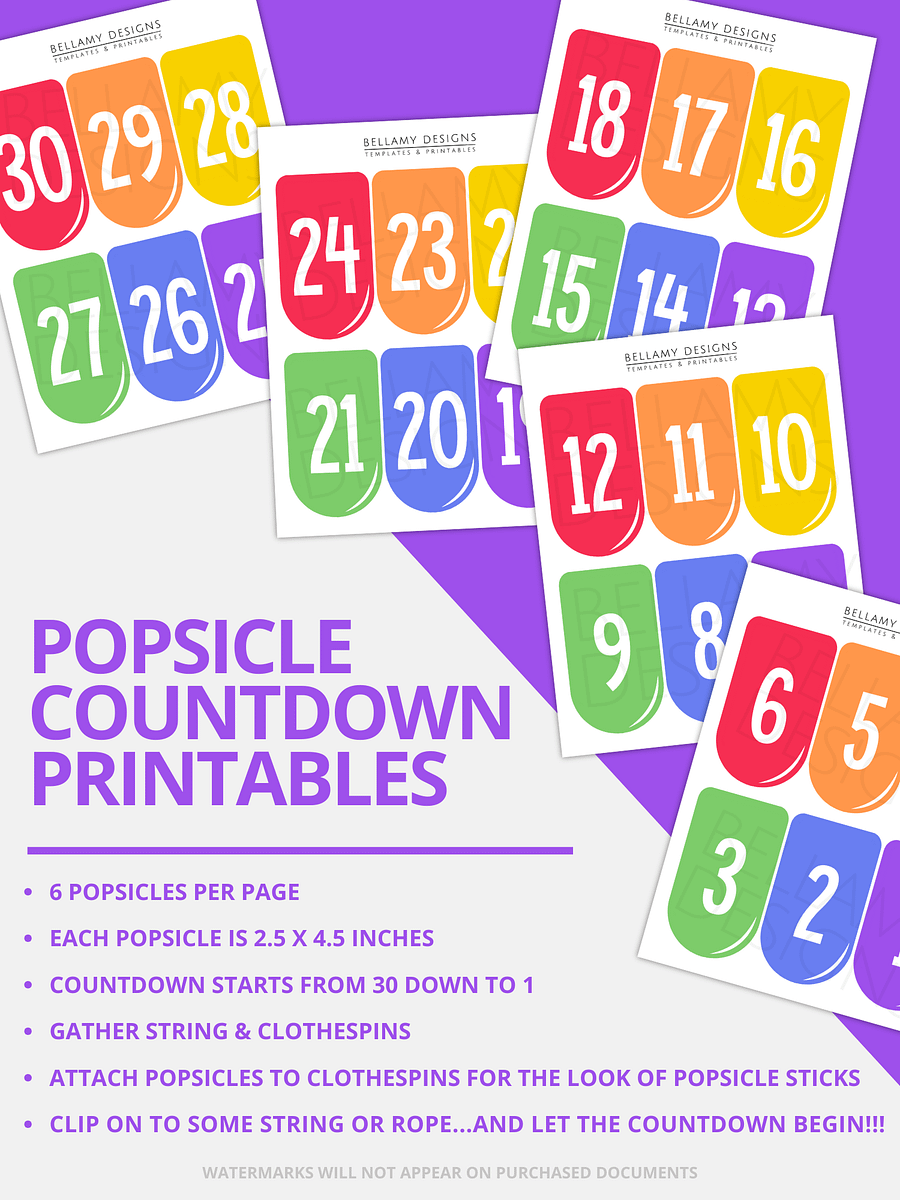 Countdown to Summer Vacation Printable product image (8)