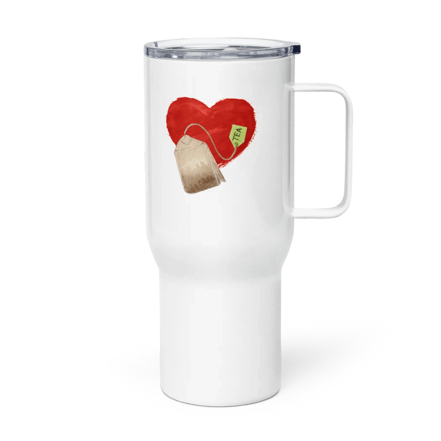 I Heart Tea Time Travel Mug product image (3)