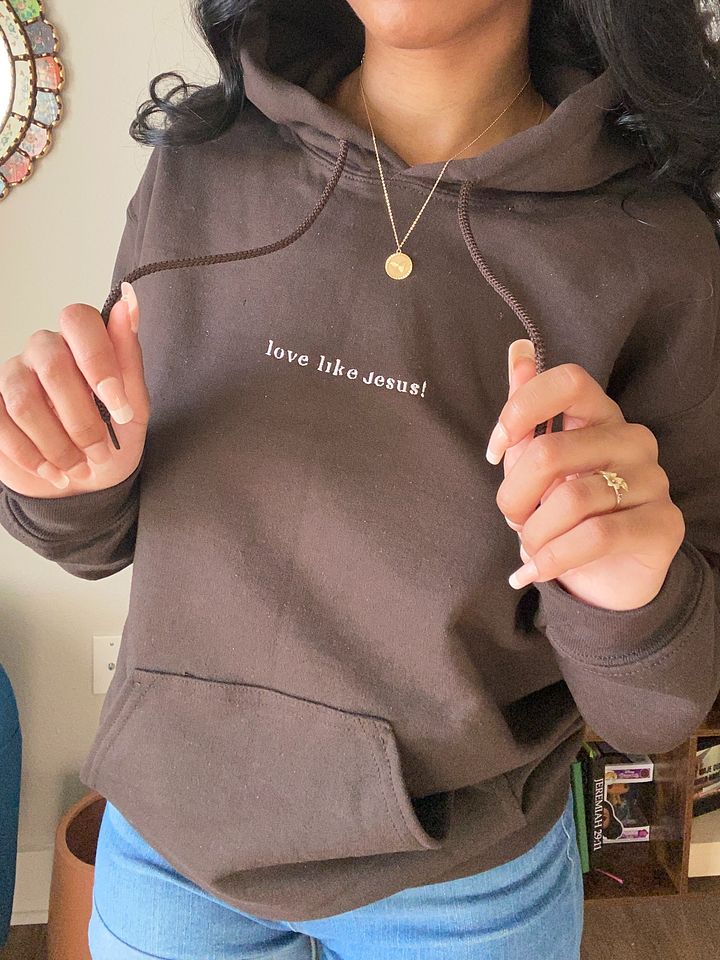 Love Like Jesus Embroidered Unisex Hoodie product image (1)