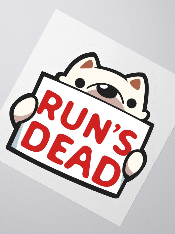 Run's Dead Sticker OG Edition product image (4)