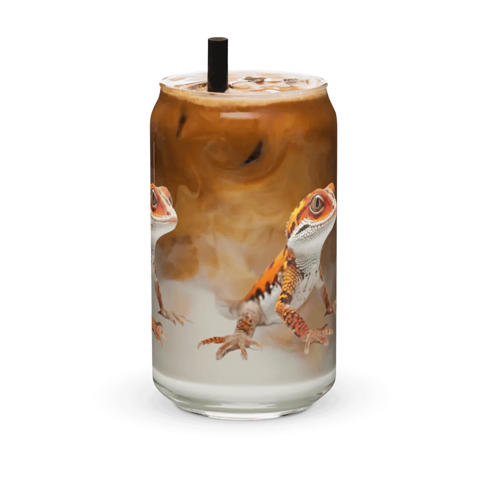 Lizard Pattern Can-Shaped Glass Set product image (42)