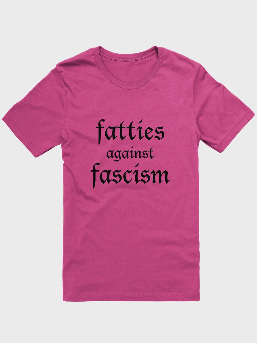 fatties against fascism t-shirt product image (1)