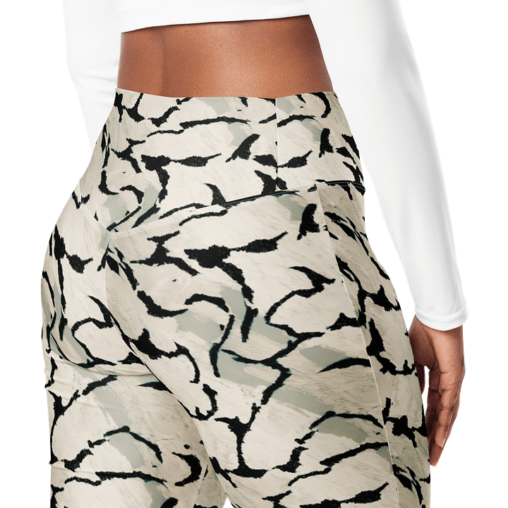 Animal Skin Flare Leggings product image (2)