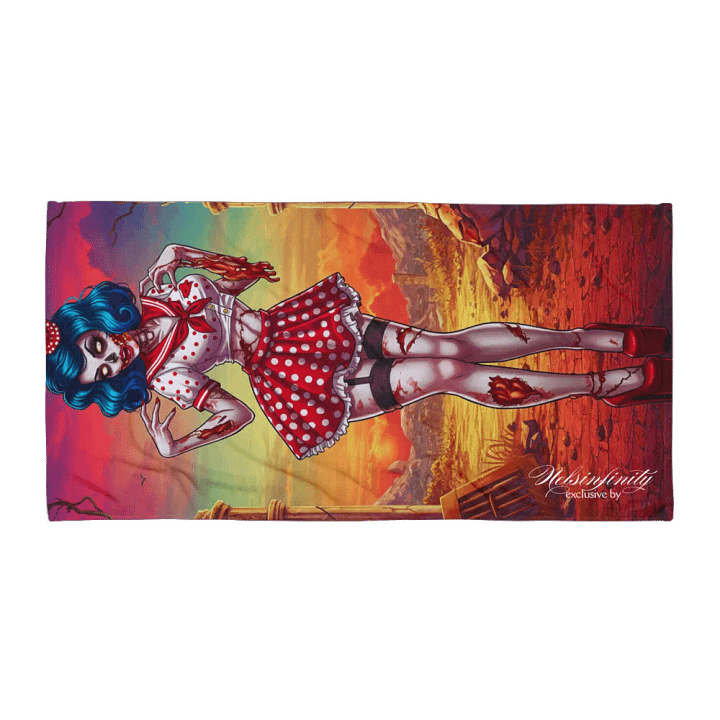 V3 Zombie Pinup Sublimated Towel product image (1)