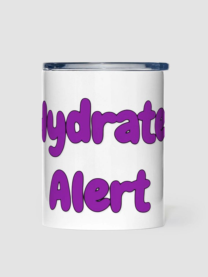 Hydrate Alert 10oz Stainless Steel Tumbler product image (1)