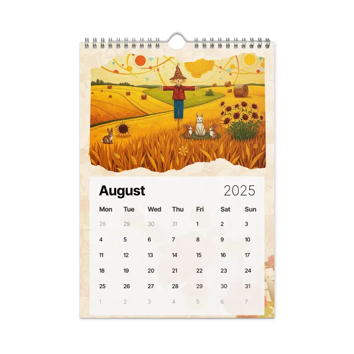 FOLK ART WALL CALENDAR 2025 product image (2)