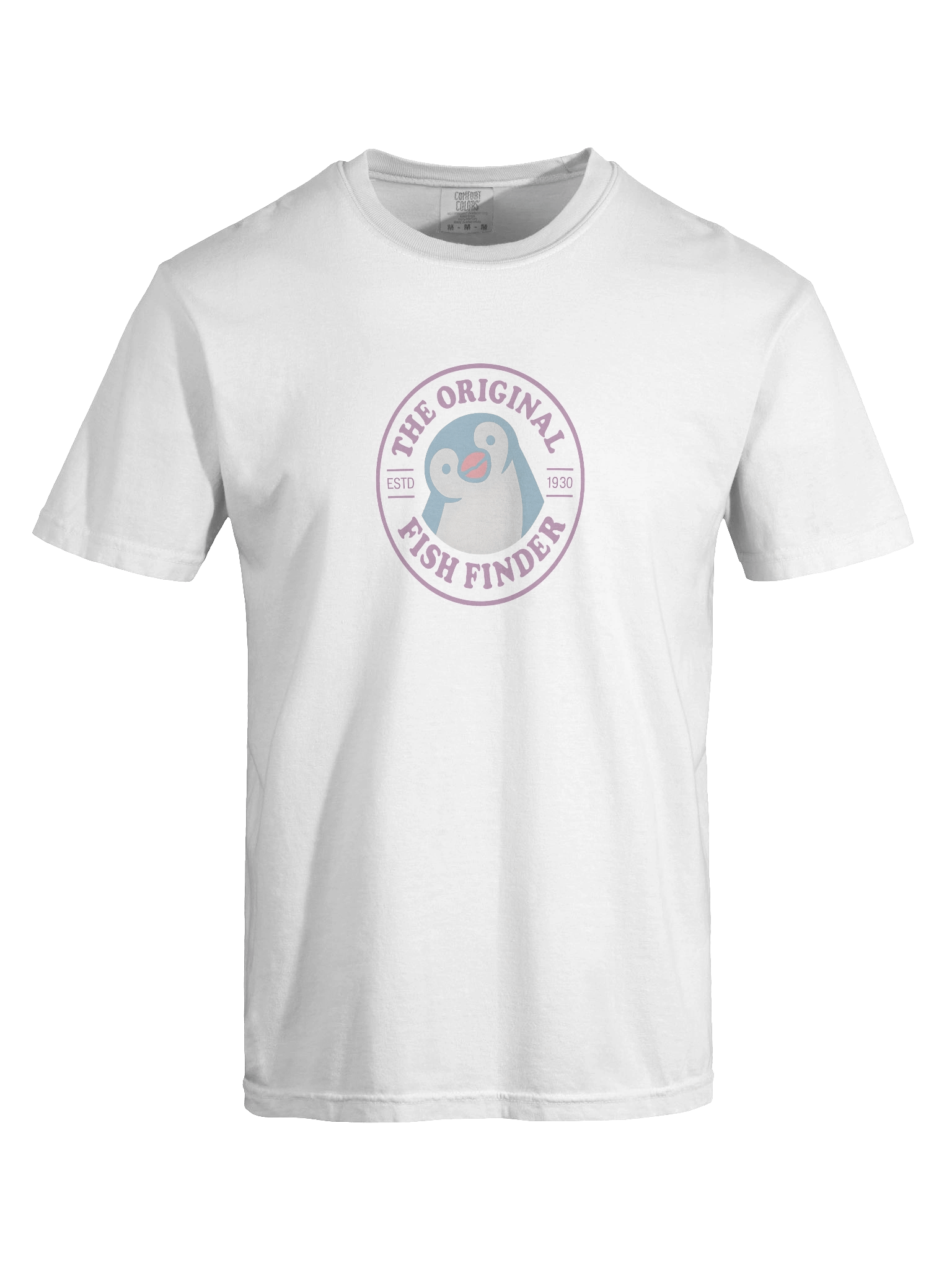 TOFF Penguin T-Shirt / The Original Fish Finder Penguin T-Shirt Semi Colour Heavyweight product image (4)