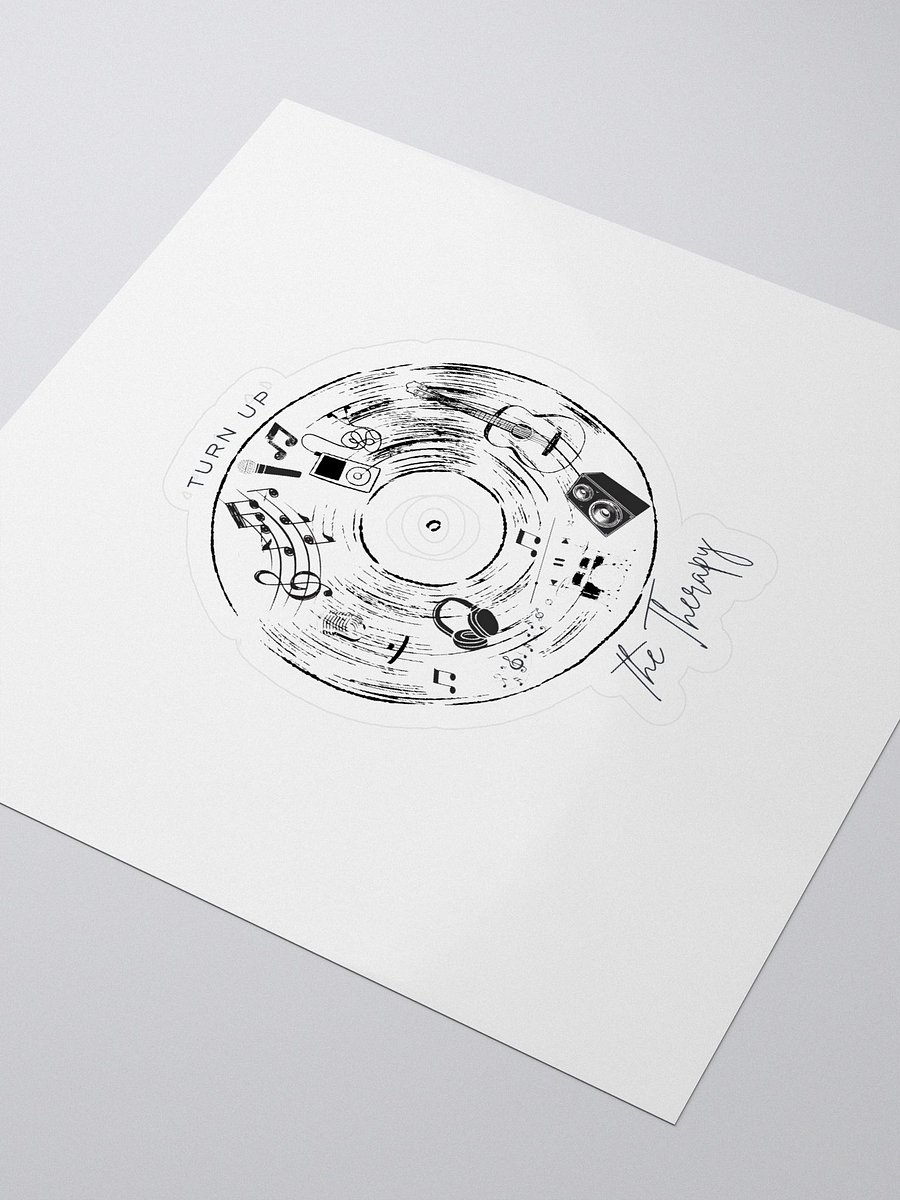 Turn Up the Therapy Sticker product image (3)