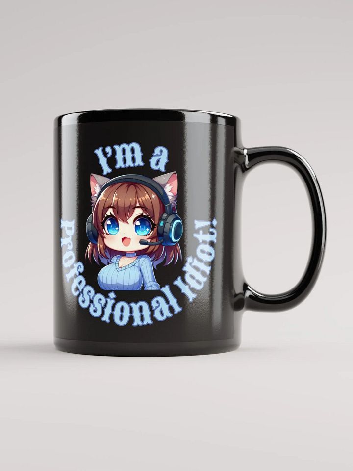 Professional Idiot Black Glossy Mug product image (1)