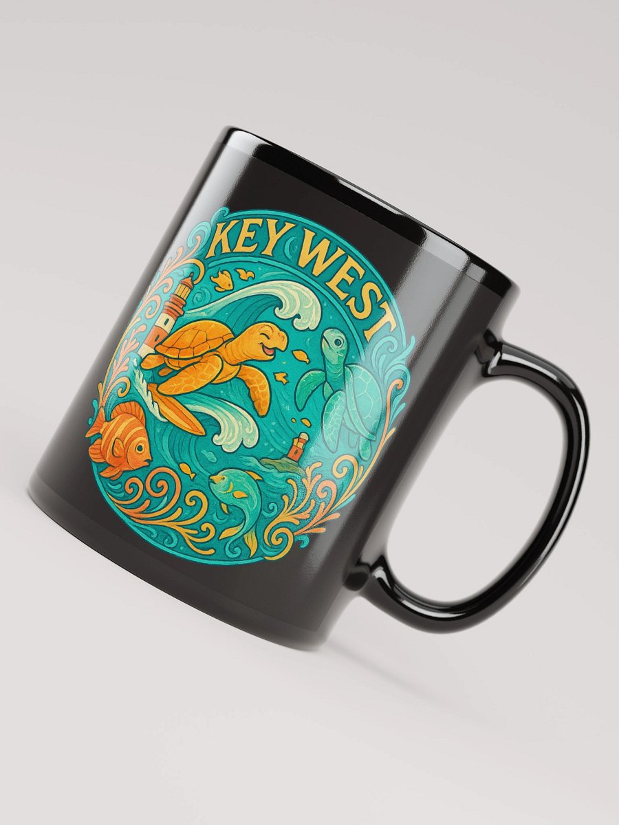 Key West Tropical Mug with Turtles, Fish, and Lighthouse product image (4)