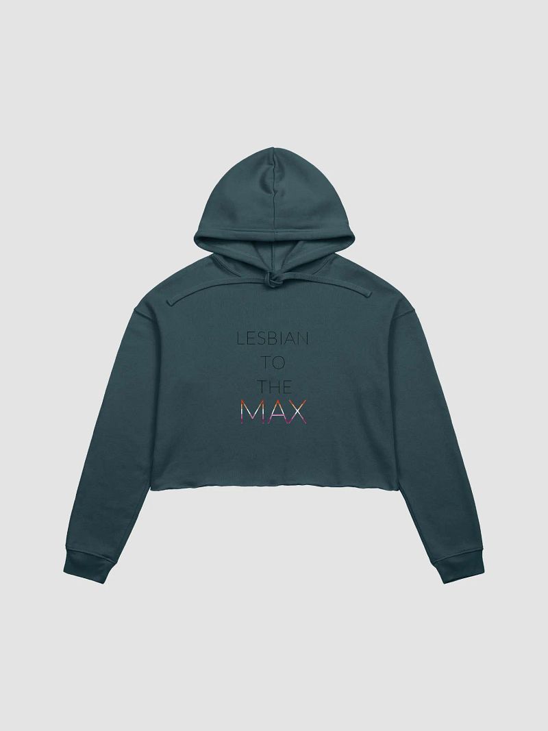 Lesbian To The Max Crop Top Hoodie
