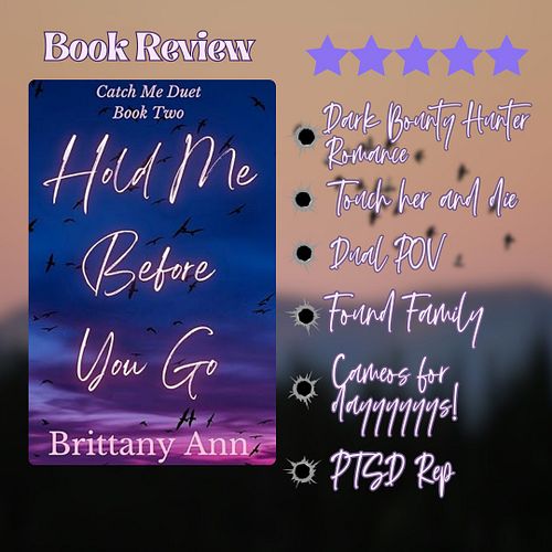 5 Star Book Review!!

Title: Hold Me Before You Go ( Book 2 in the Catch Me Duet) 
Author: @authorbrittanyann_ 
Release Day: ...