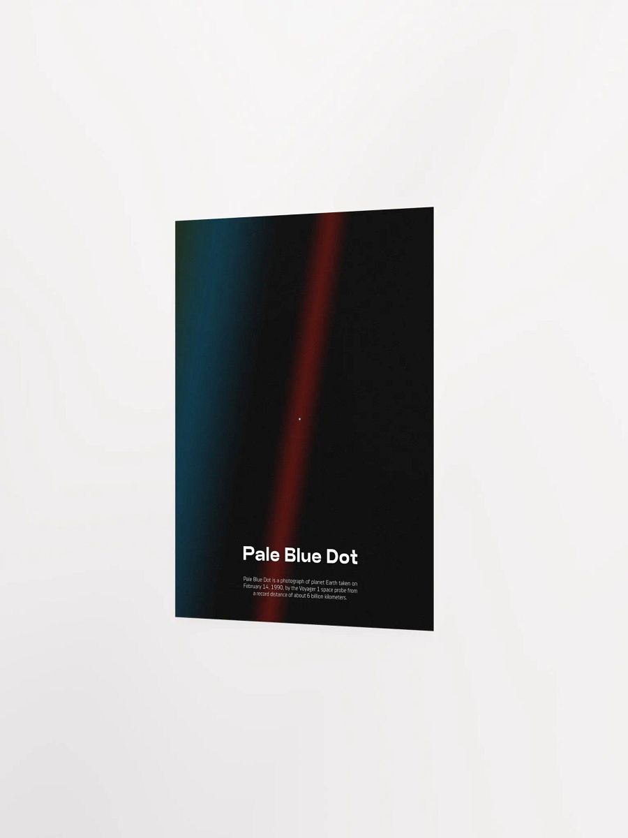 Pale Blue Dot poster, NASA Voyager 1, 1990 with Carl Sagan quote — Space poster product image (9)