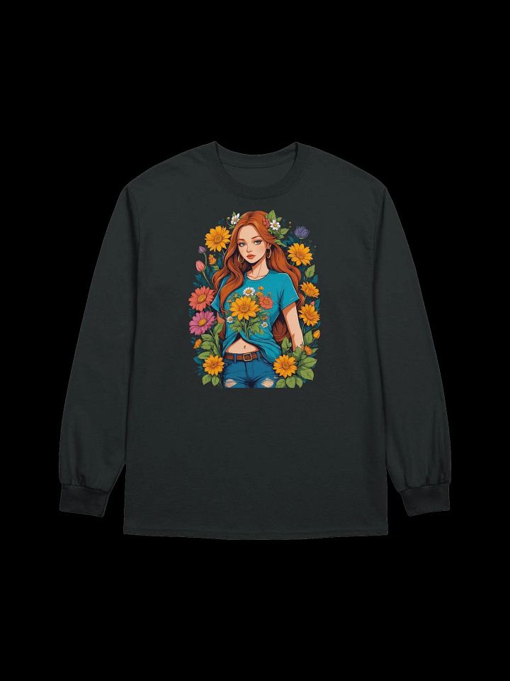 Bloomcore Flower Girl v1 - Gildan Ultra Cotton Unisex Long Sleeve T-Shirt product image (2)
