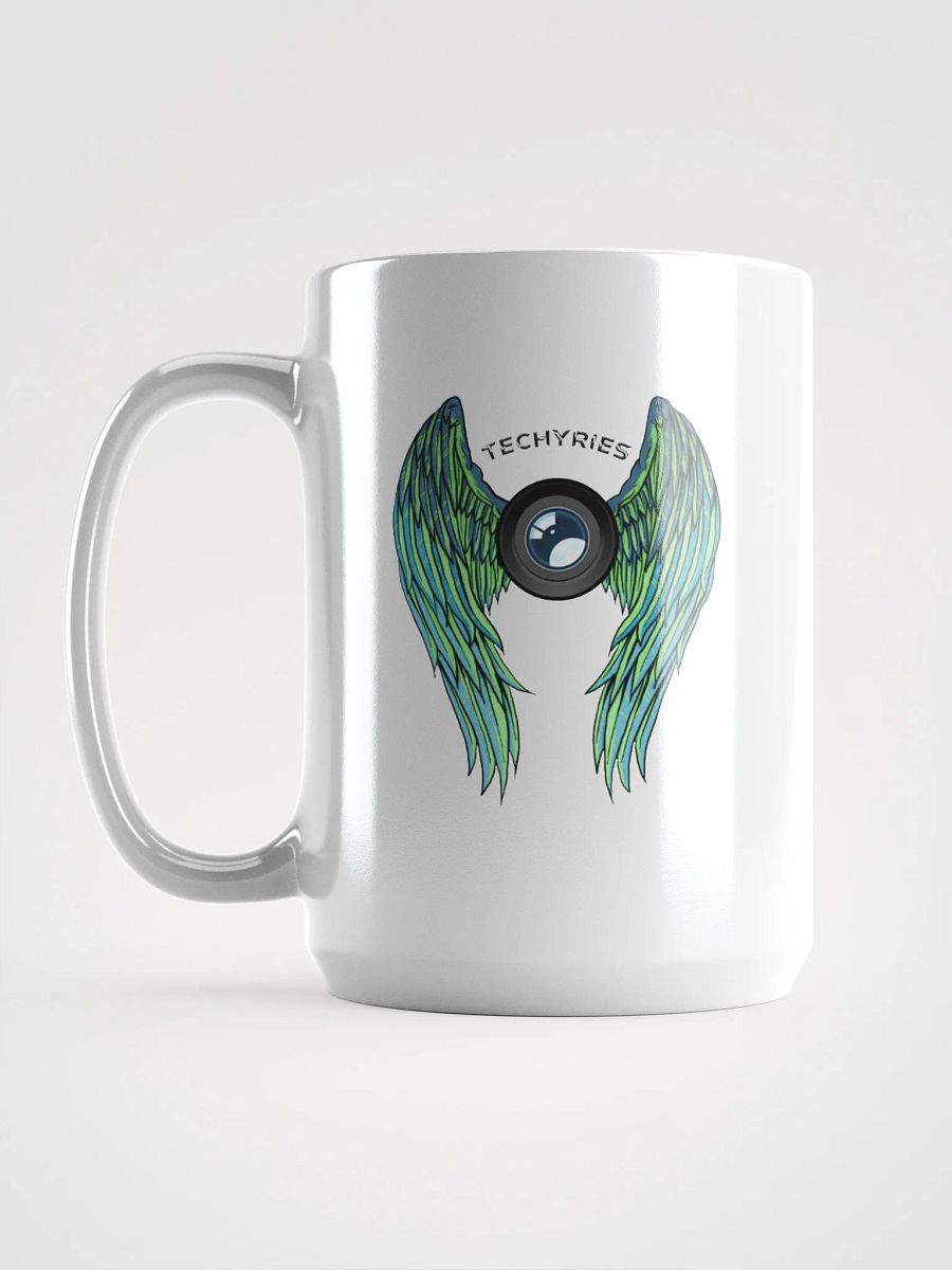 Techyries Logo White Glossy Mug product image (6)