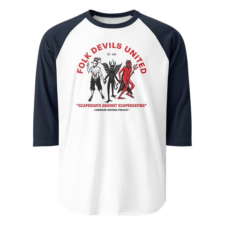FOLK DEVILS UNITED baseball tee product image (1)