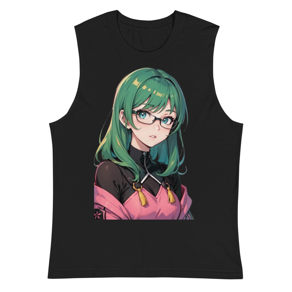(Green WAIFU) K Muscle Shirt product image (2)