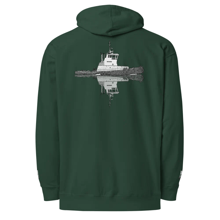 Westrac tug Hoodies Twin Anchor Front & sleeves (embroidered) product image (1)