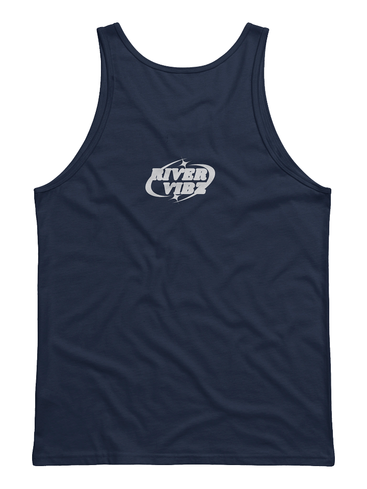 Men's White Starry River Vibz Logo Tank product image (6)