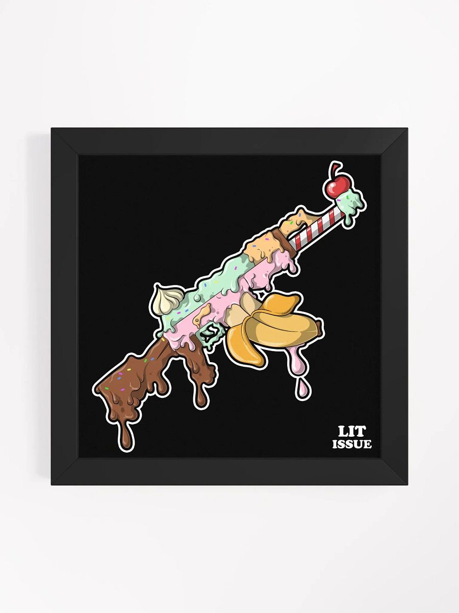 Sundae Shooter- Framed Print product image (1)