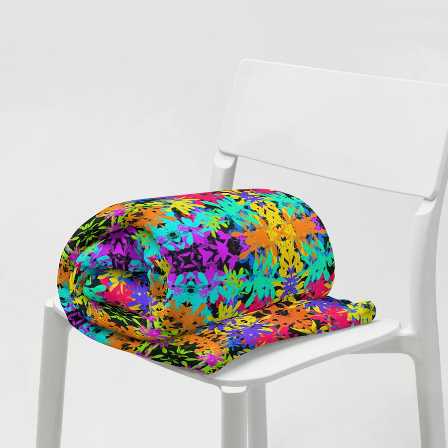 Bright Colourful Leaves Pattern Blanket product image (4)