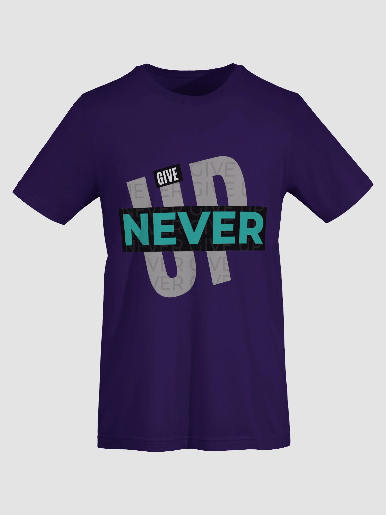 NEVER GIVE UP Motivational Tee product image (69)