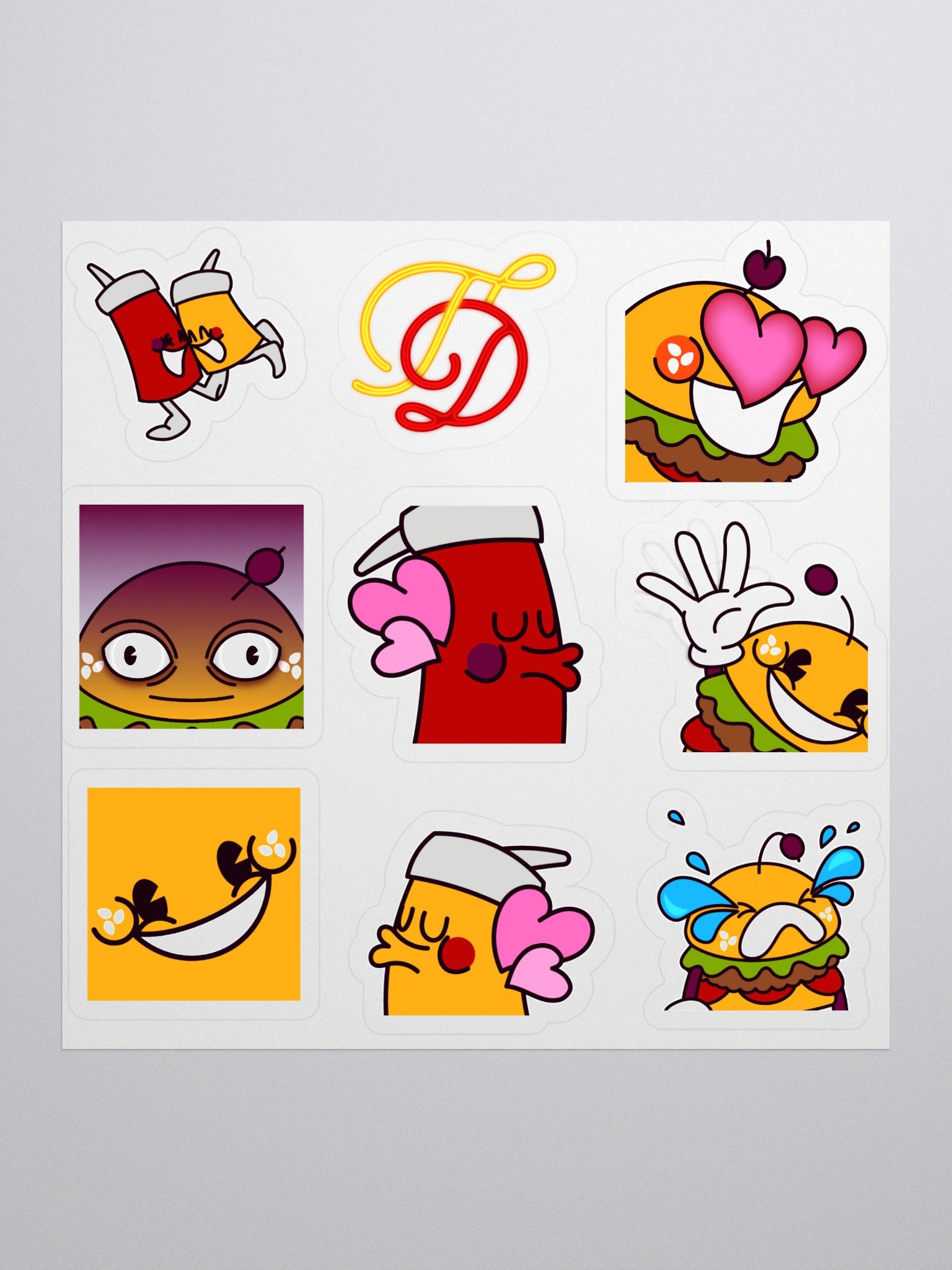 Emote Sticker Sheet product image (1)