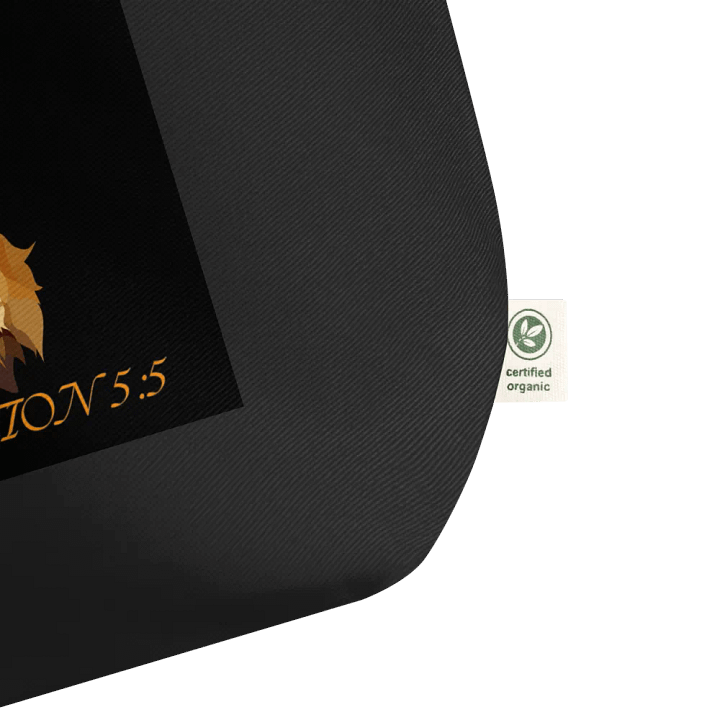 Royal Revelation Lion Crown Tote Bag_Black product image (2)