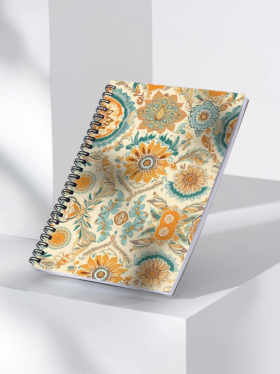 Floral Harmony Spiral Notebook product image (3)