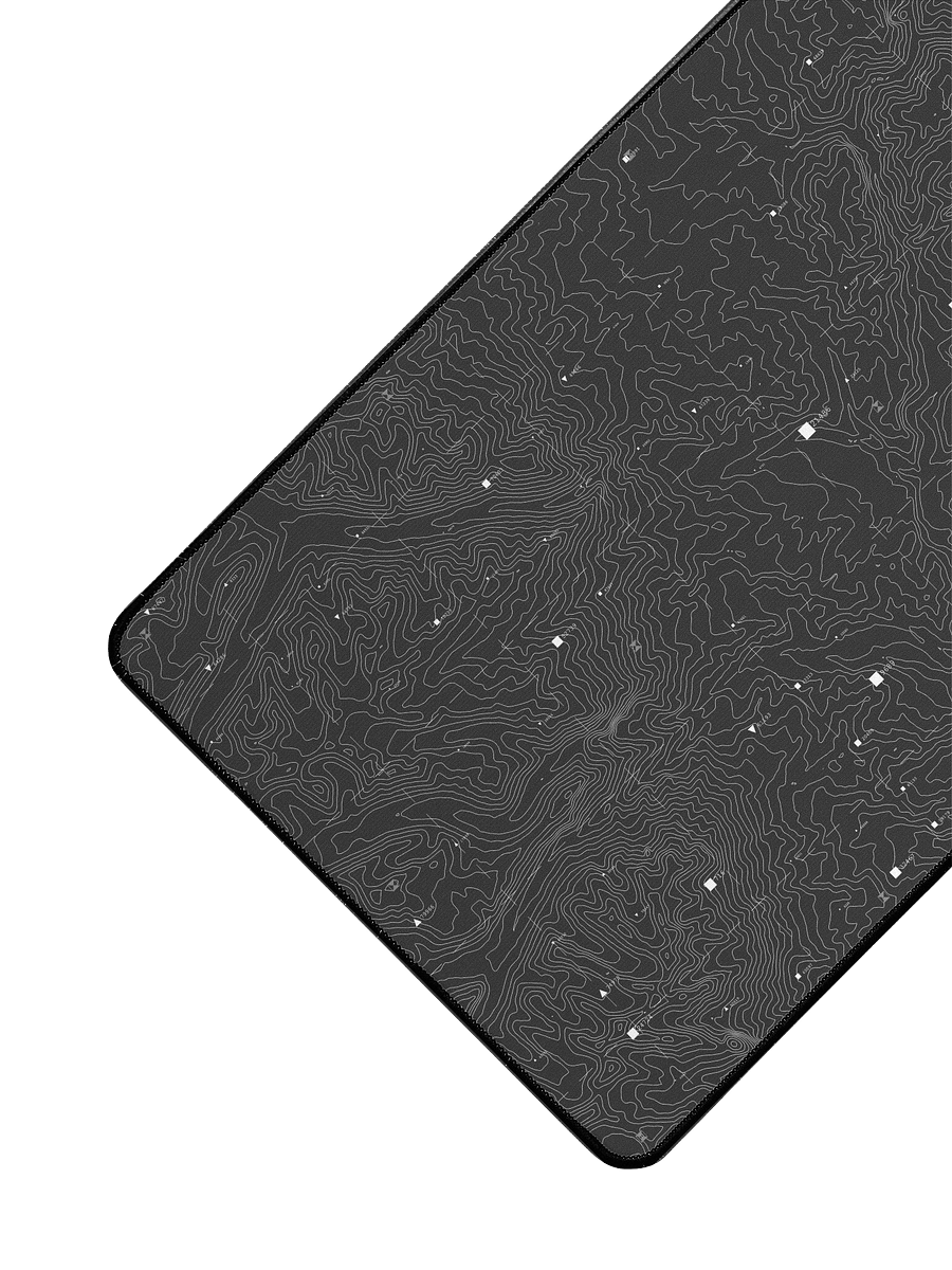 NOLIMIT M size gaming mat - Topographic Mapping Night Vision product image (3)