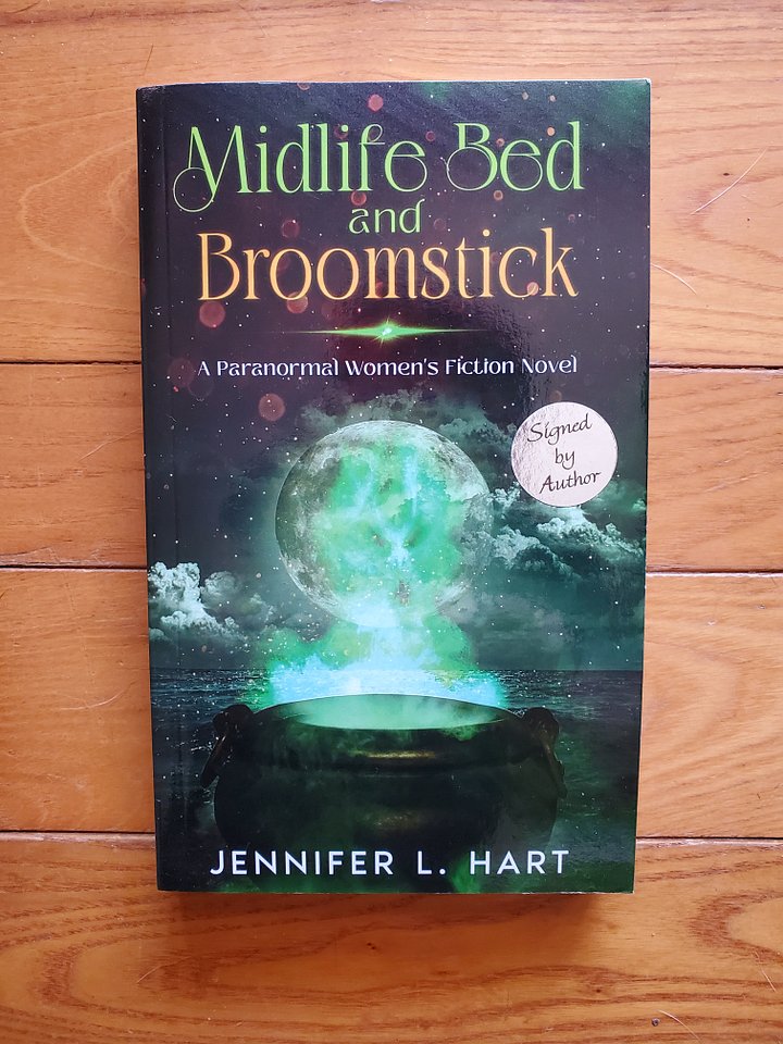Signed Paperback Midlife Bed and Broomstick product image (1)