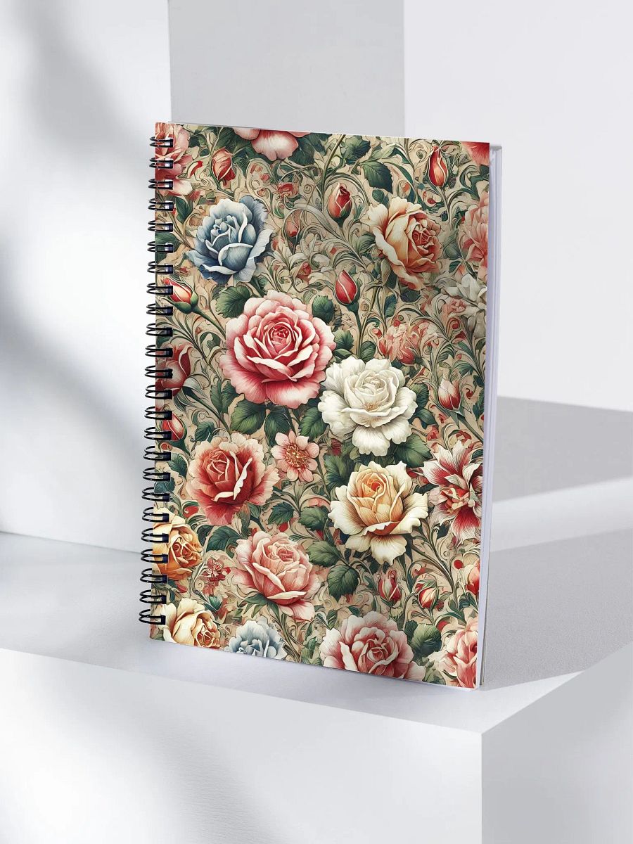 Royal Floral Spiral Notebook product image (4)