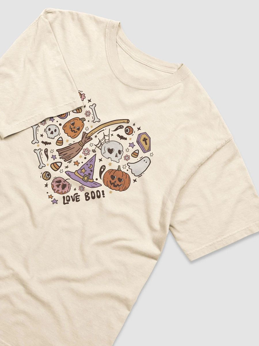 Heart-Shaped Fall and Halloween Design Elements T-Shirt | Fall and Halloween T-Shirt Design product image (15)