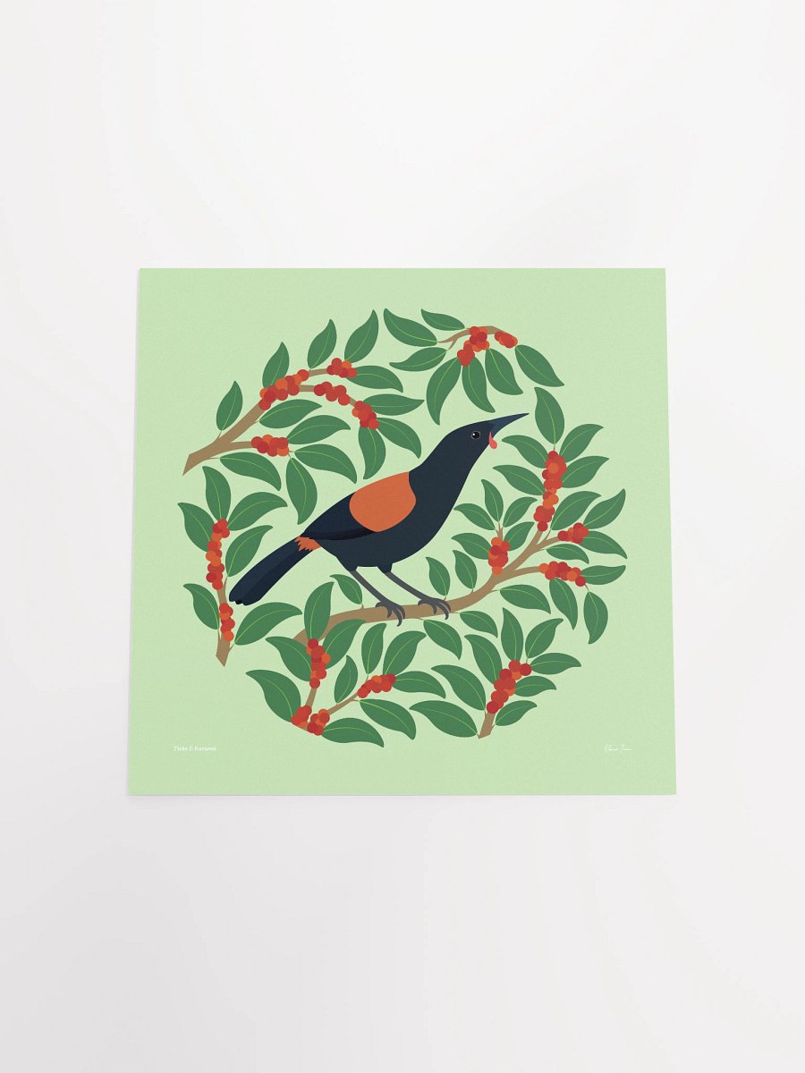 Tīeke in Karamū Unframed Wall Art product image (17)