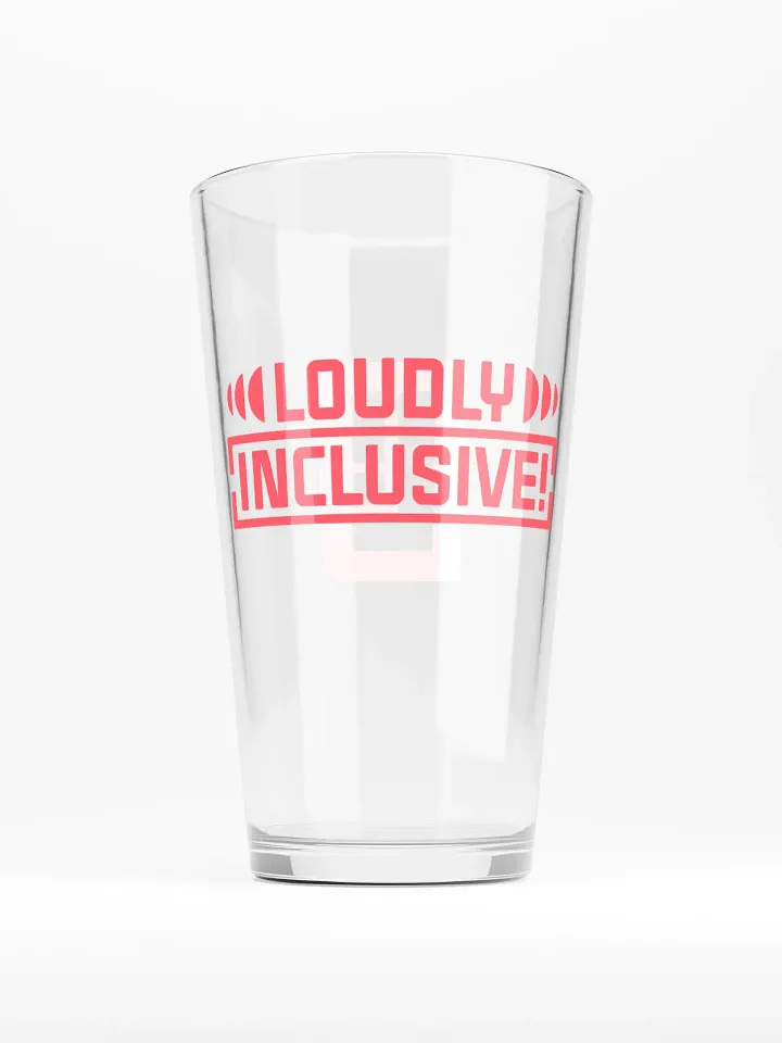 Vibrant Pink Logo Pint Glass product image (2)
