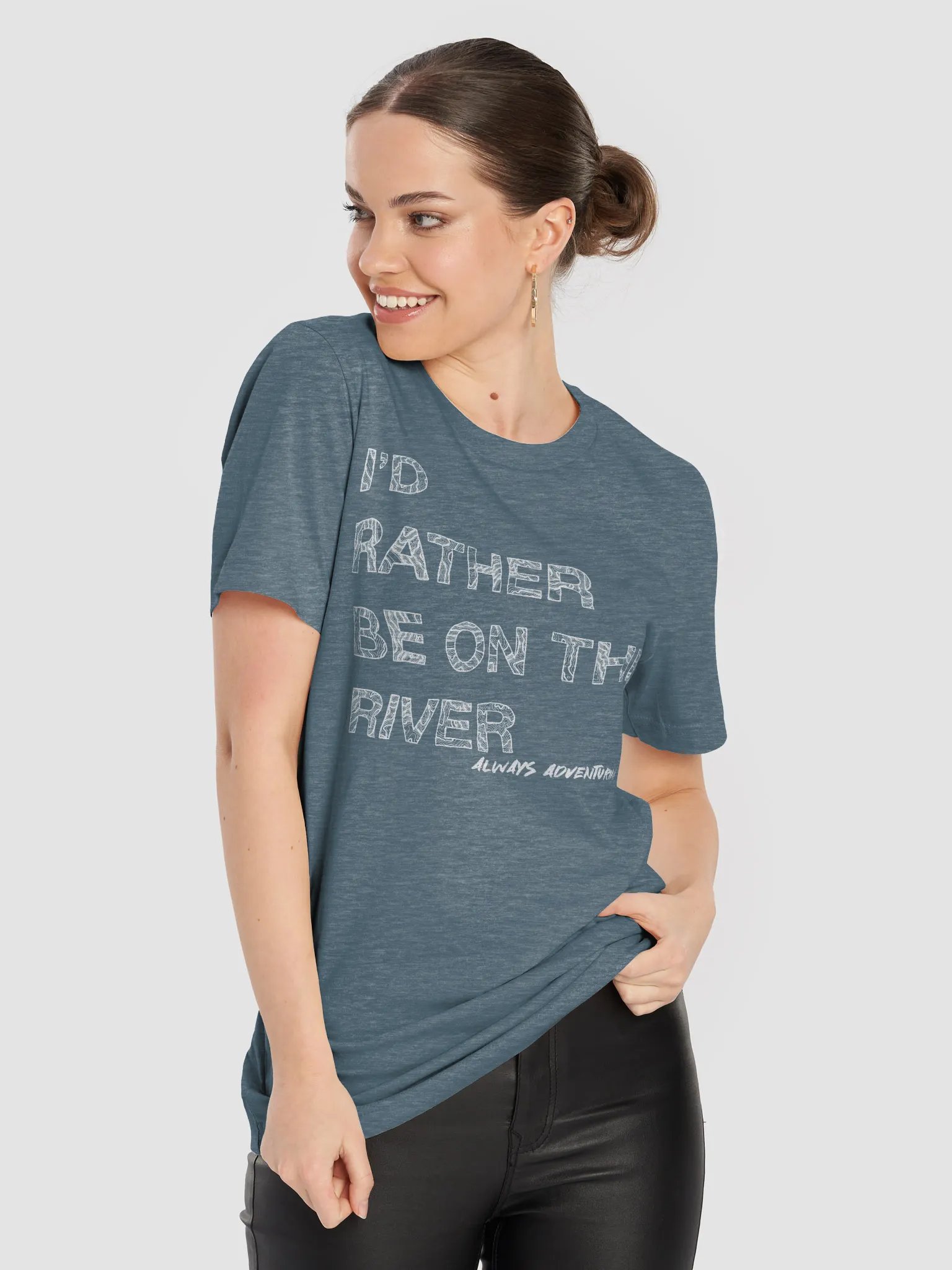 I'd Rather be on the River Tee product image (28)