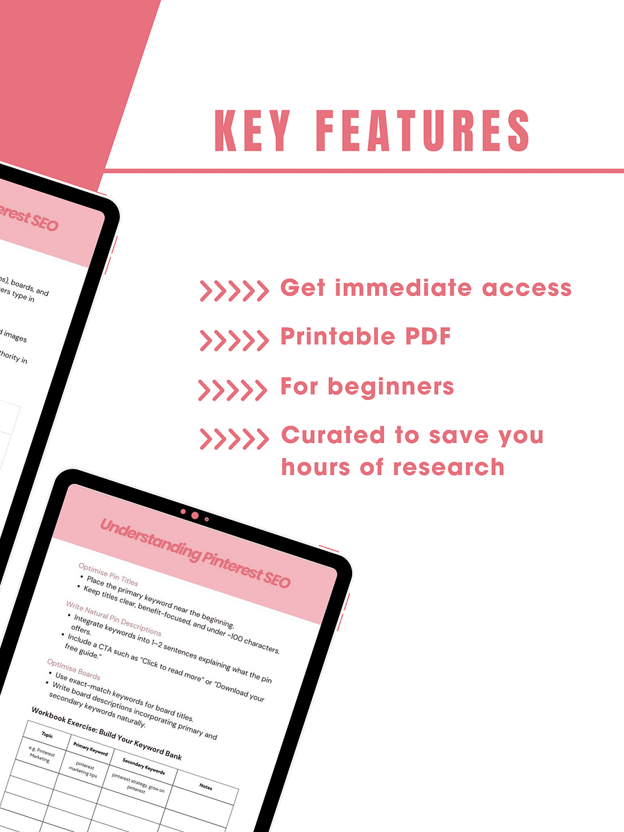 Pinterest Marketing Planner product image (2)
