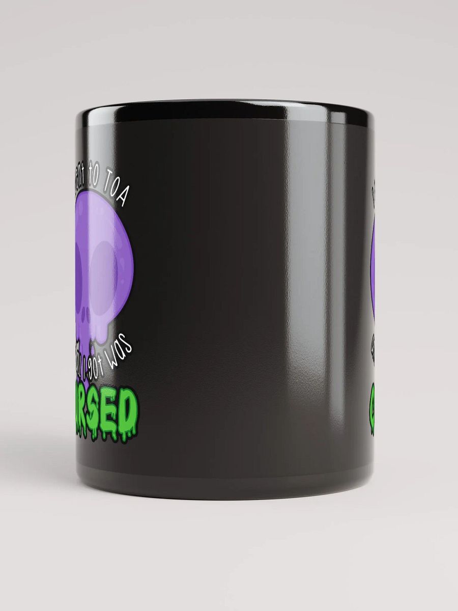 All I Got Was Cursed - Warlock - Black Glossy Mug product image (5)