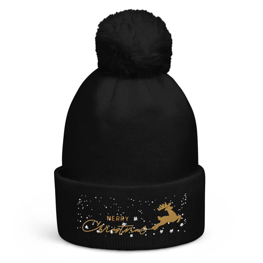 Festive Reindeer Pom-Pom Beanie product image (1)