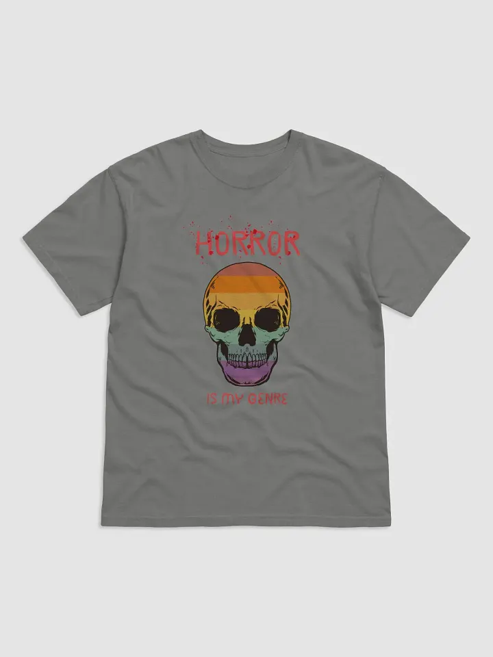 Horror is my Genre Grey T-shirt product image (1)