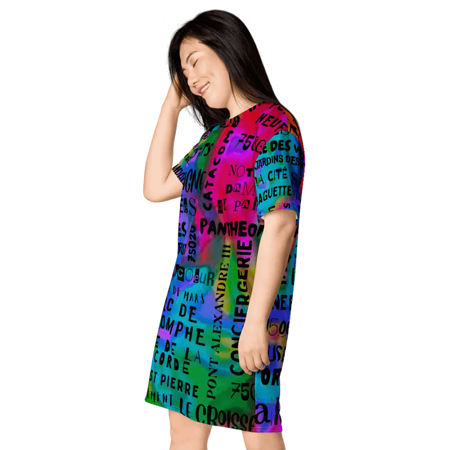 PARIS WORDS - T-SHIRT DRESS product image (4)