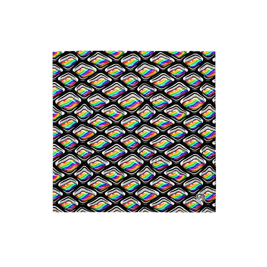 Rainbow Holes Pattern Bandana product image (1)