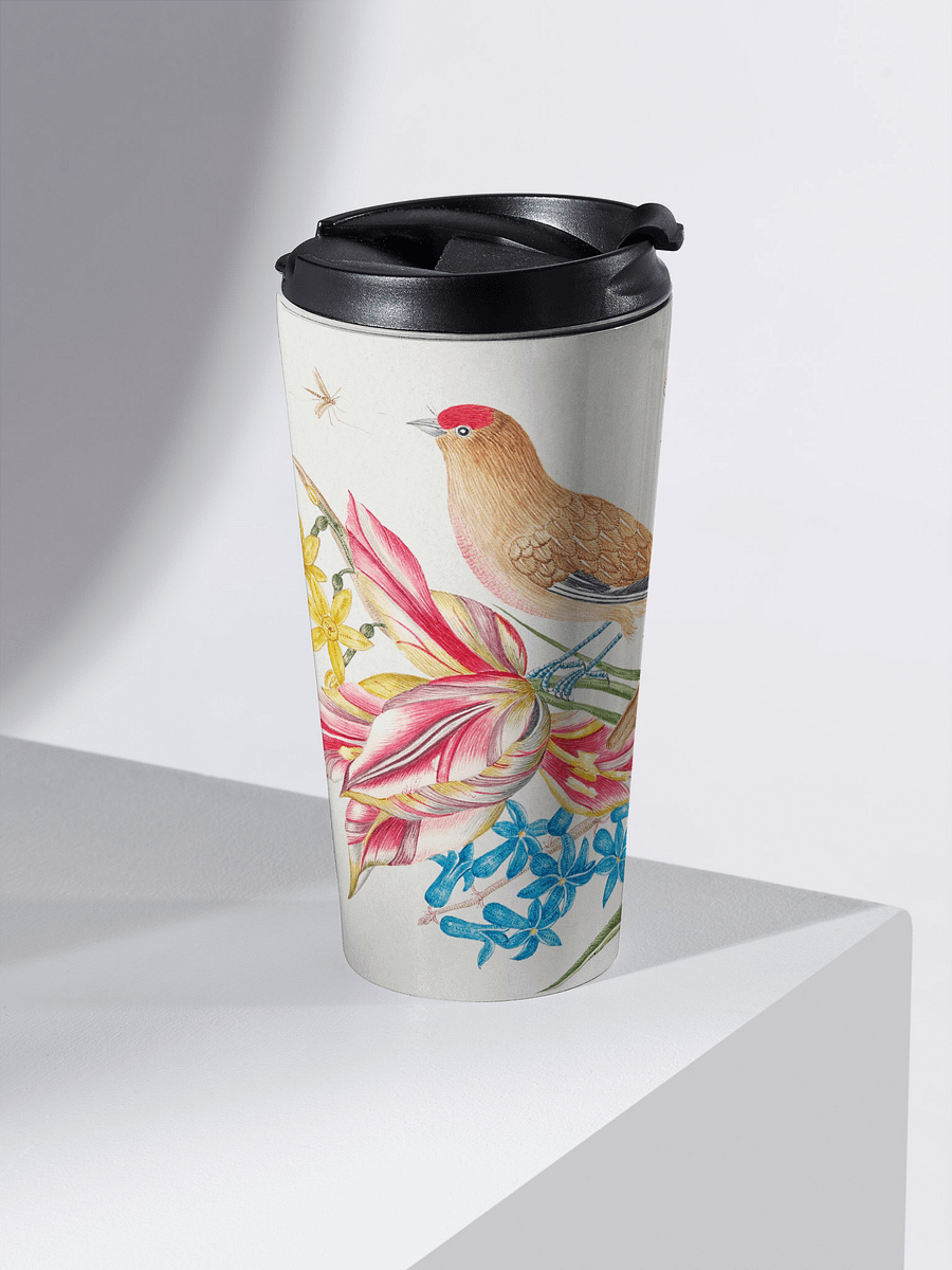 Whimsical Birds and Blooms Stainless Steel Travel Mug product image (2)