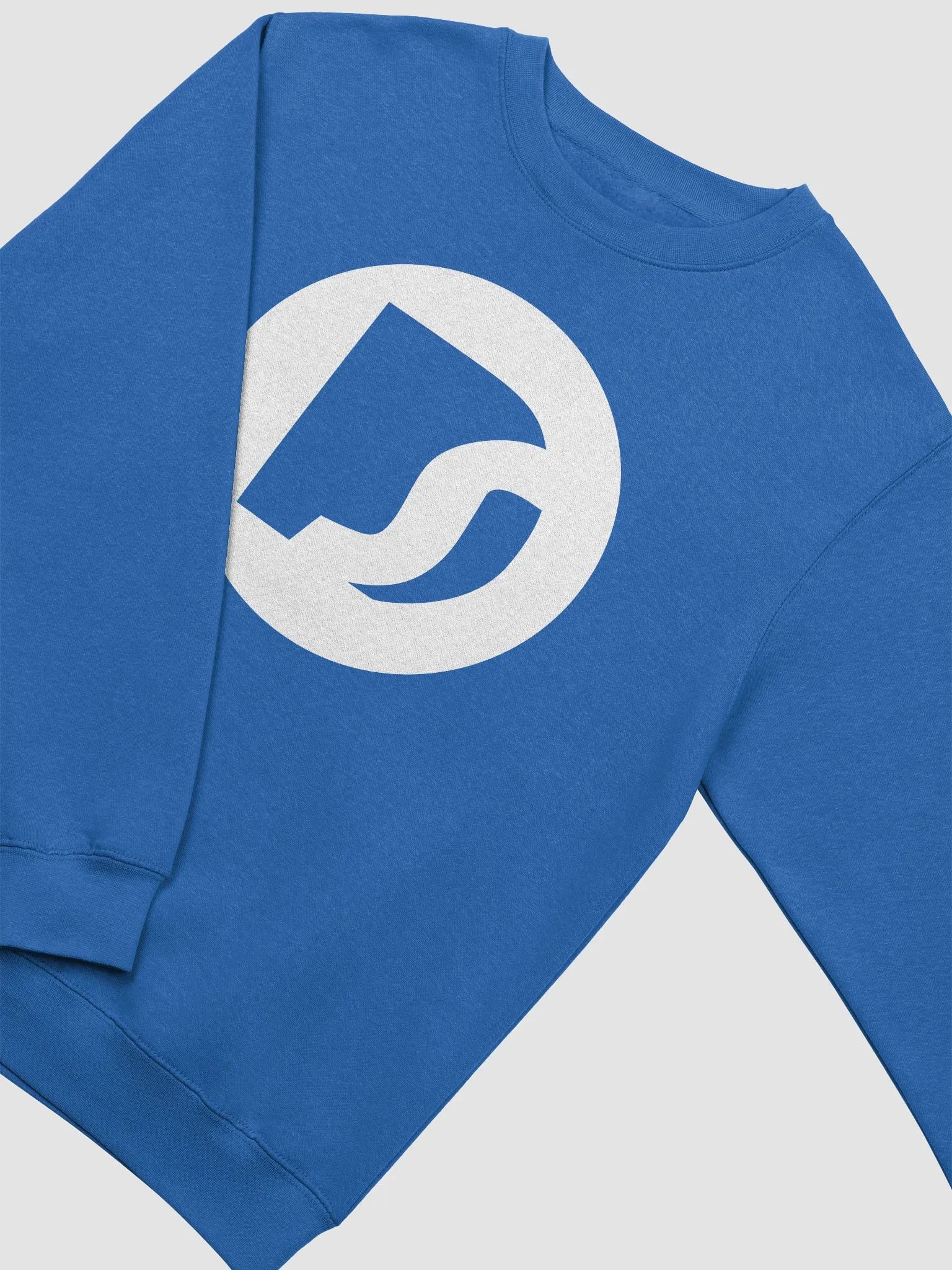 DS OG Logo Sweater White/Royal Blue product image (3)